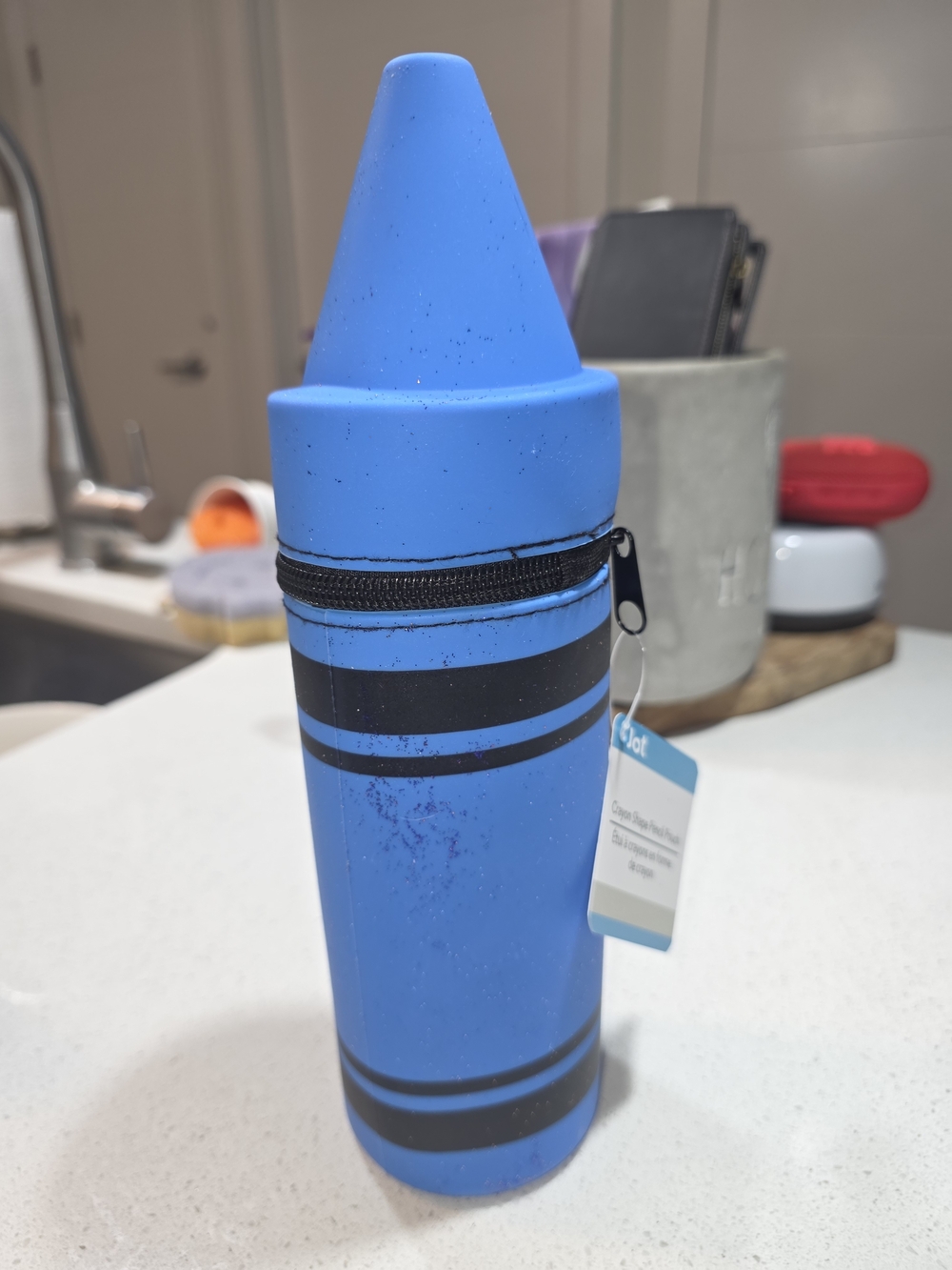 Blue Crayon  Bottle Pouch - Picture 3 of 5
